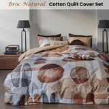 Bedding House Broc Natural Cotton Quilt Cover Set — Allure Home Collections