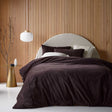 Vintage Design Homewares Cotton Velvet Quilt Cover Set — Stitched Panel Design — Allure Home Collections