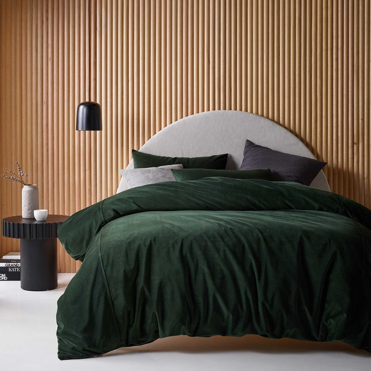 Vintage Design Homewares Cotton Velvet Quilt Cover Set — Allure Home Collections