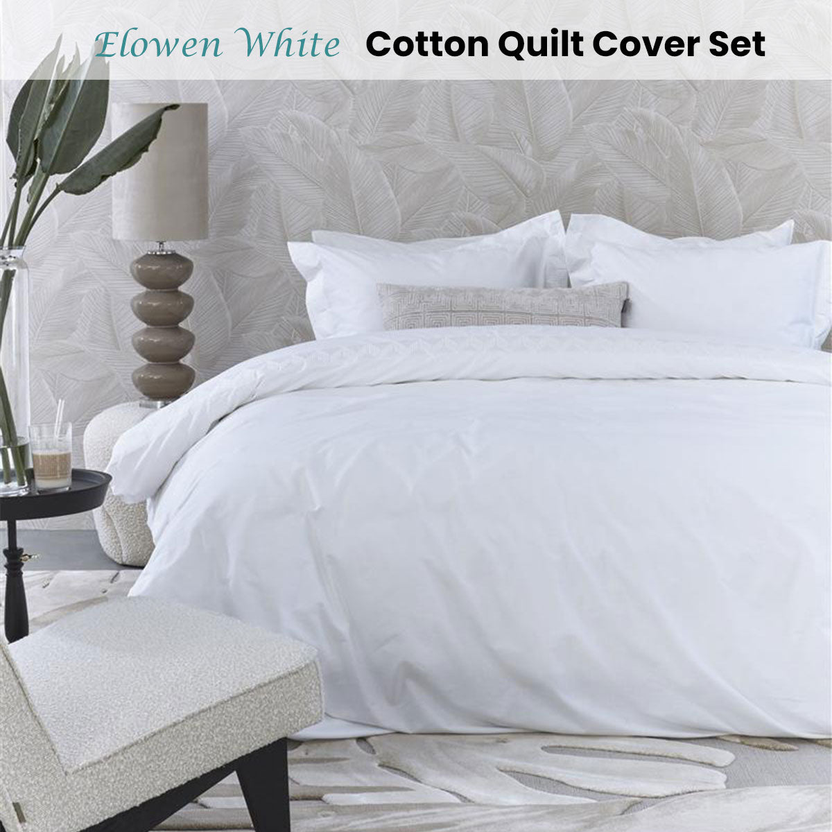 Riviera Maison Elowen Cotton Quilt Cover Set — Allure Home Collections