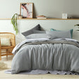 Vintage Design Homewares 100% Linen Quilt Cover Set — Classic Neutral — Allure Home Collections