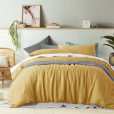 Vintage Design Homewares 100% Linen Quilt Cover Set — Sanctuary — Allure Home Collections