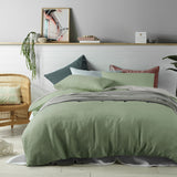 Vintage Design Homewares 100% Linen Quilt Cover Set — Vintage Charm — Allure Home Collections