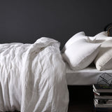 Vintage Design Homewares 100% Linen Quilt Cover Set — Timeless Collection — Allure Home Collections
