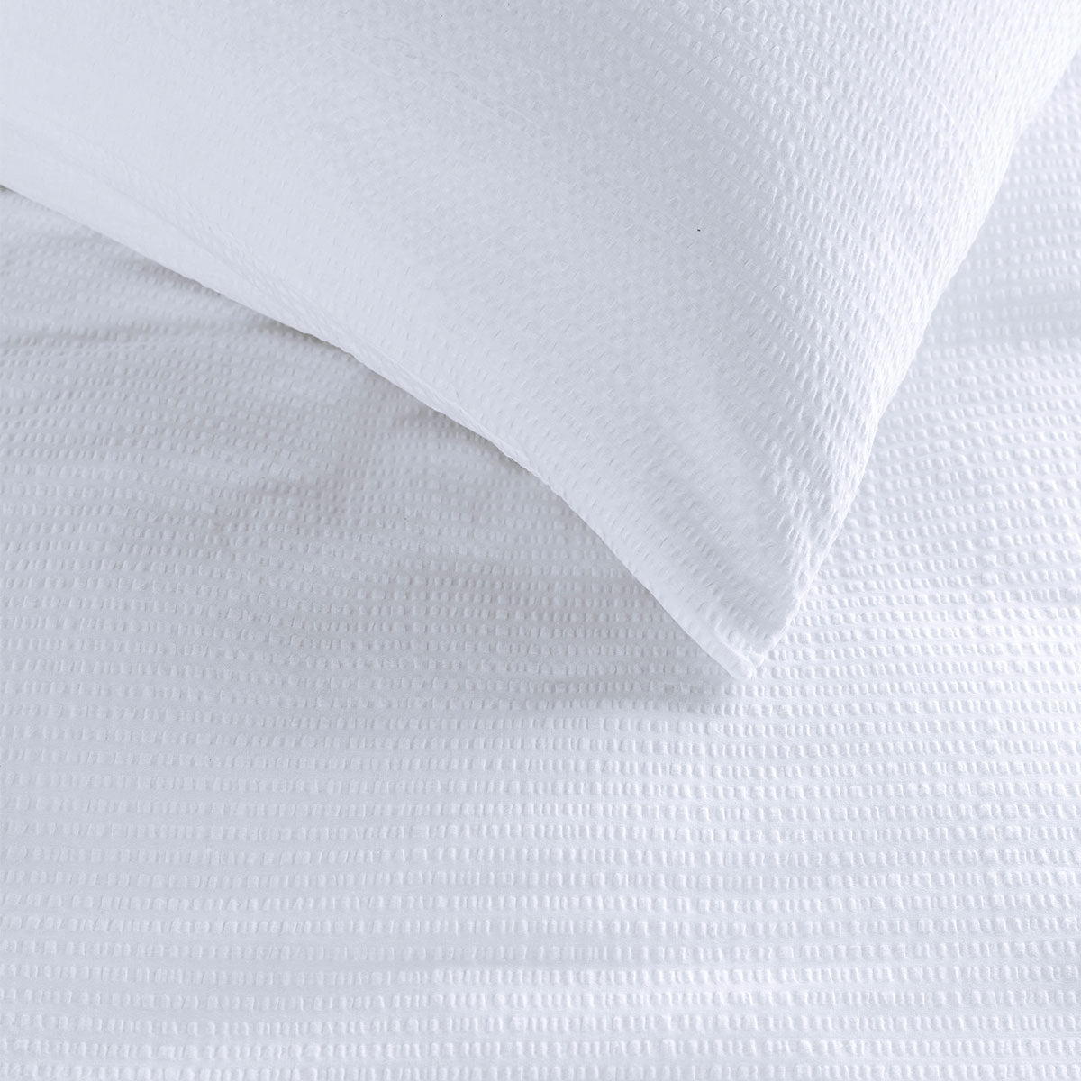 Bedding House Summer Seersucker Cotton Quilt Cover Set — Allure Home Collections