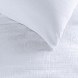 Bedding House Summer Seersucker Cotton Quilt Cover Set — Allure Home Collections