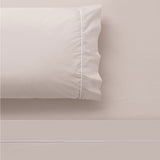 Accessorize Piped Hotel Deluxe 100% Cotton Sheet Set — Luxury Bed Linen — Allure Home Collections
