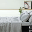 Vintage Design Homewares 100% Linen Dove Grey Sheet Set - Premium Bedding Collection
