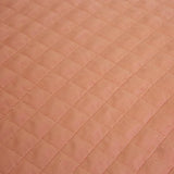 Todenham Velvet Quilted Coverlet Set 3pcs, Clay Pink Queen King