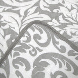 Slimbridge Jacquard Coverlet, Queen, Grey and White