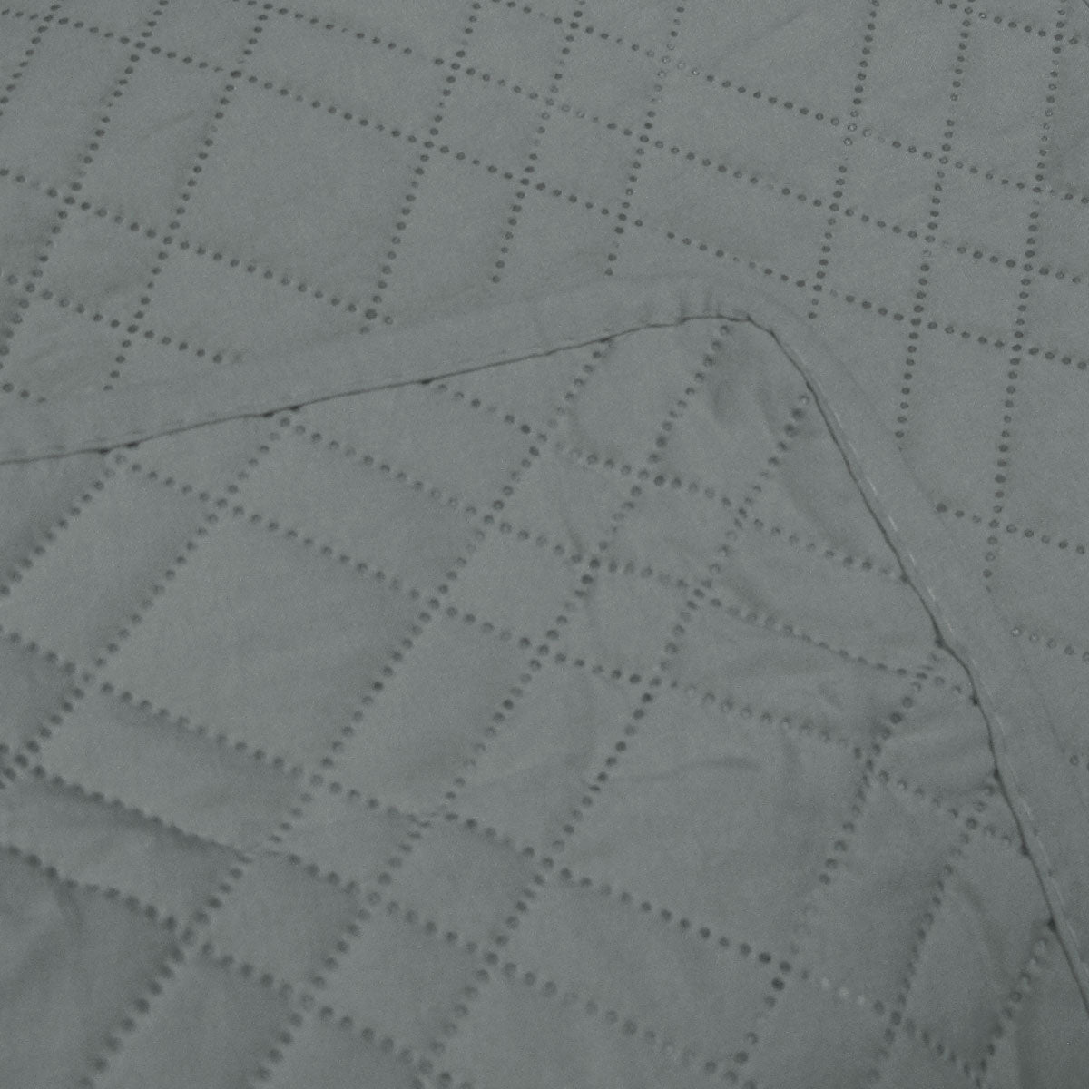 Selsley Coverlet Set, Queen, Dark Grey