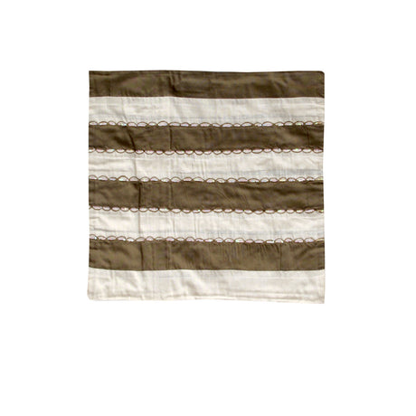 IDC Homewares Ayra Sequined Embroidered Cushion Cover — Brown — Allure Home Collections