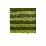 IDC Homewares Ayra Sequined Embroidered Cushion Cover — Olive — Allure Home Collections