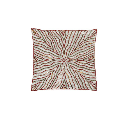 IDC Homewares Bella Sequin Cushion Cover — Cream and Chocolate — Allure Home Collections
