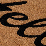 J.Elliot Home Hello Coir Door Mat — PVC Backed, 45 x 75cm — Allure Home Collections
