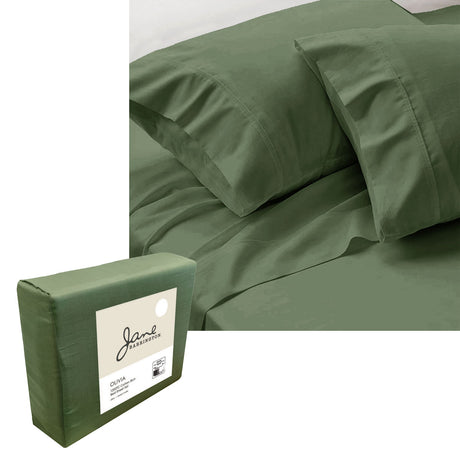 Jane Barrington Olivia 1200TC Cotton Rich Sheet Set — Luxury Bed Linen (Multi-Colour) — Allure Home Collections