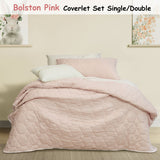 Randwick Kids Coverlet, Single or Double, Pink, 2pcs