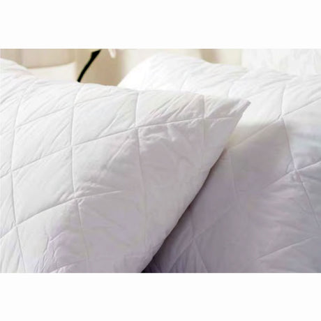 Essentially Home Living Quilted Standard Pillow Protectors — Twin Pack, Polyester — Allure Home Collections