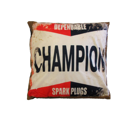 Australian Mancave Retro Cushion Collection — Vintage Automotive and Retro Logos — Allure Home Collections