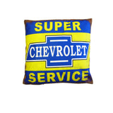 Australian Mancave Retro Cushion Collection — Vintage Automotive and Retro Logos — Allure Home Collections