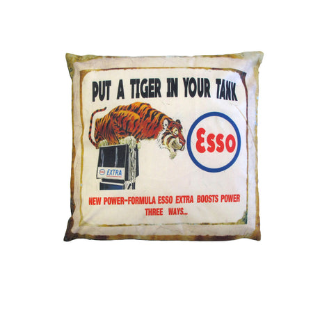 Australian Mancave Retro Cushion Collection — Vintage Automotive and Retro Logos — Allure Home Collections