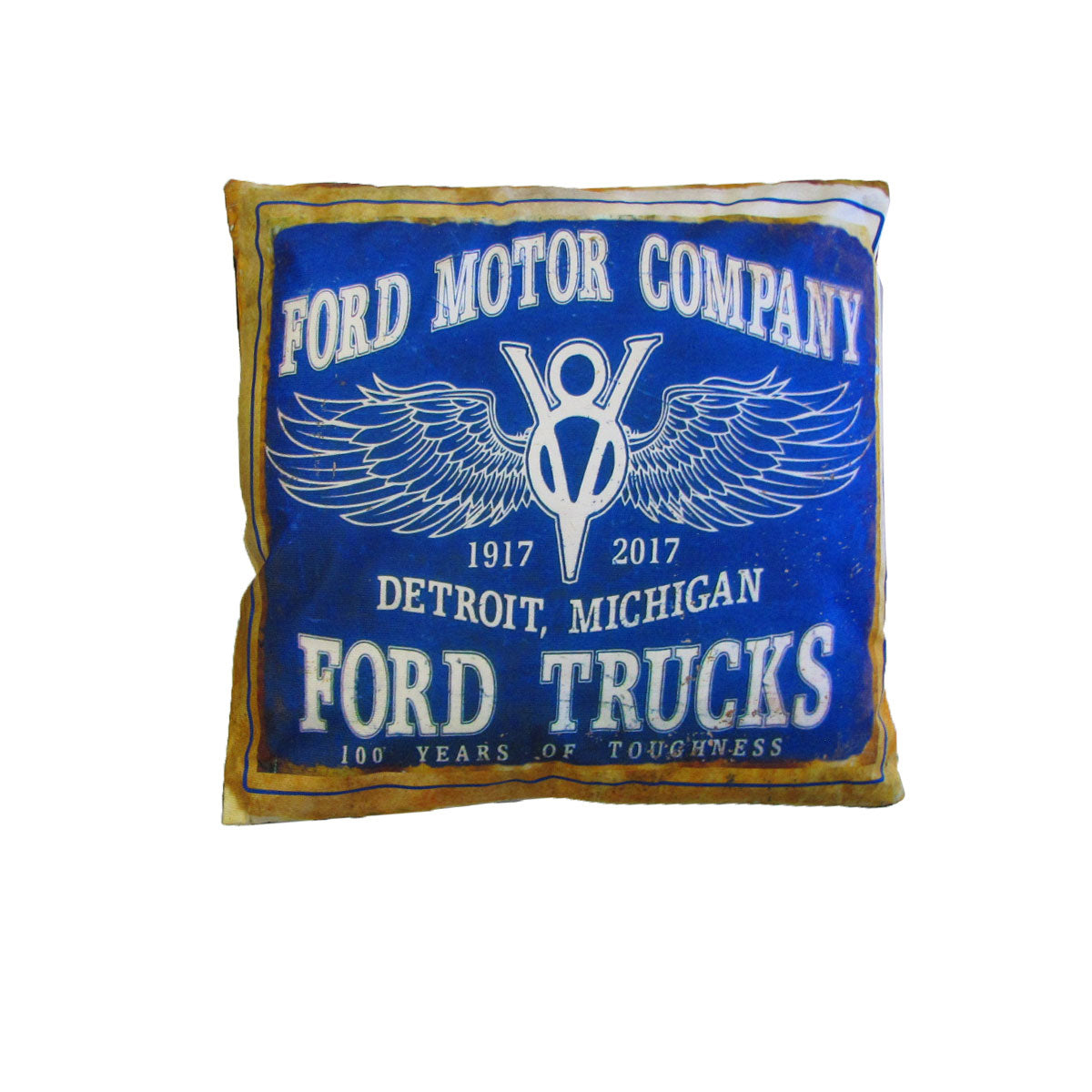 Australian Mancave Retro Cushion Collection — Vintage Automotive and Retro Logos — Allure Home Collections