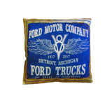 Australian Mancave Retro Cushion Collection — Vintage Automotive and Retro Logos — Allure Home Collections