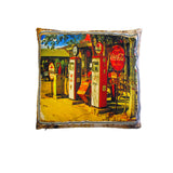 Australian Mancave Retro Cushion Collection — Vintage Automotive and Retro Logos — Allure Home Collections