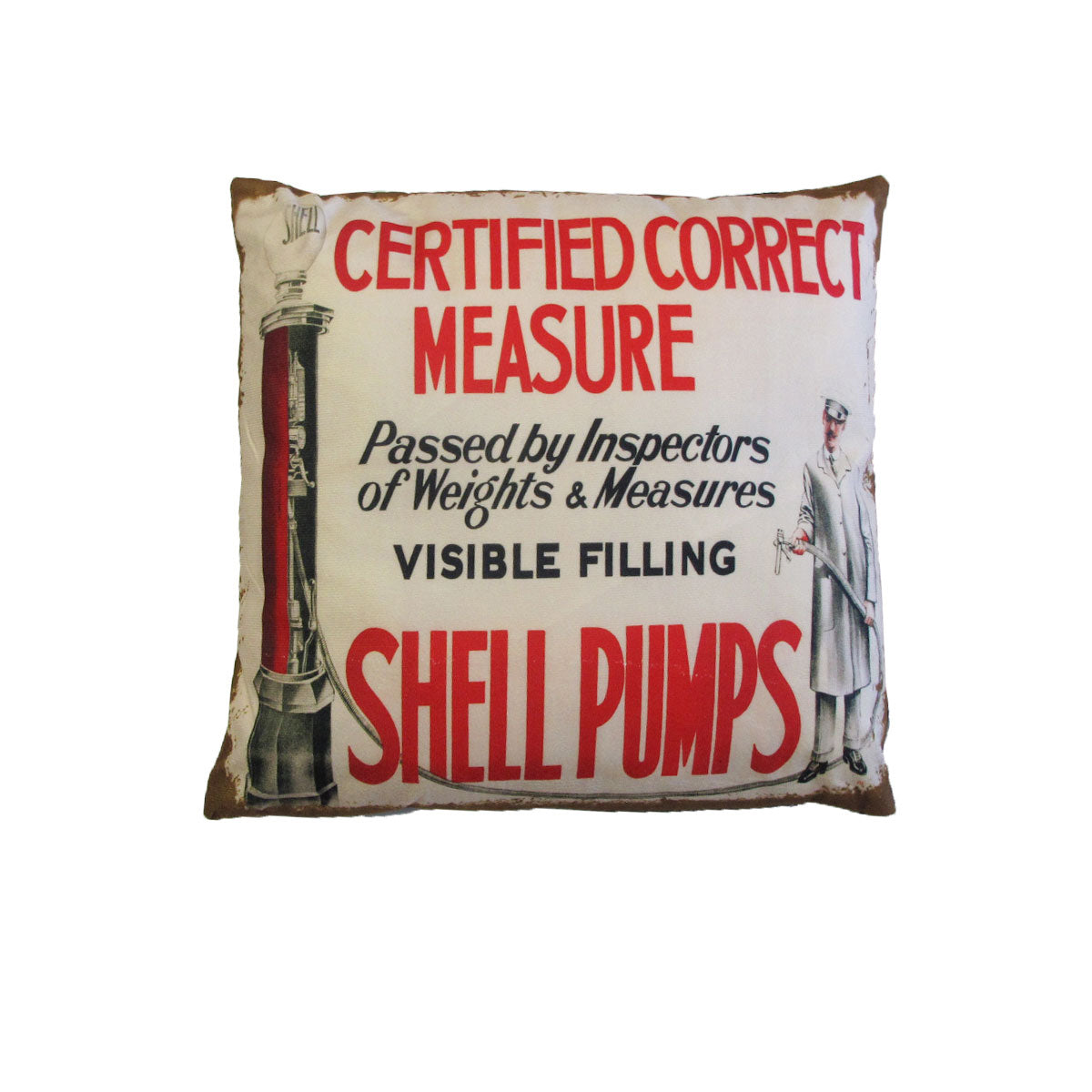 Australian Mancave Retro Cushion Collection — Vintage Automotive and Retro Logos — Allure Home Collections