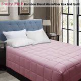 Sapperton Quilt, King Single, Dusty Pink