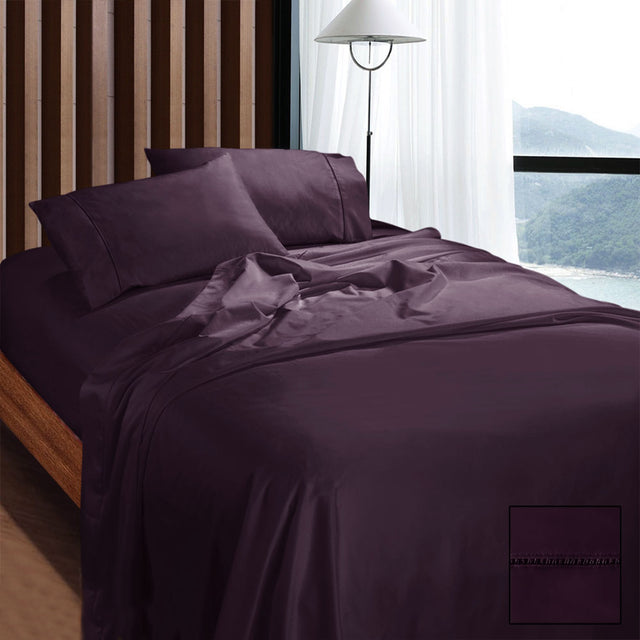 Ramesses 1100TC Egyptian Cotton Sateen Sheet Set Luxury Hotel-Quality Bedding