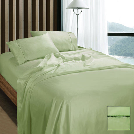 Ramesses 1100TC Egyptian Cotton Sateen Sheet Set Luxury Bedding Collection
