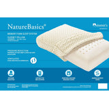 Alastairs Nature Basics Memory Foam Gusset Pillow — 65x40x13cm, Head Neck Shoulder — Allure Home Collections