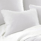Cranham Cotton Coverlet Set, Super King, White