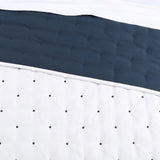 Daglingworth Reversible Coverlet Set, King, Blue