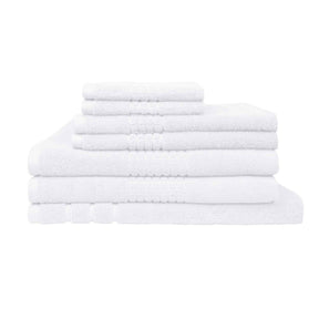 Kos charcoal 650 GSM striped cotton bath towel set in a modern bathroom