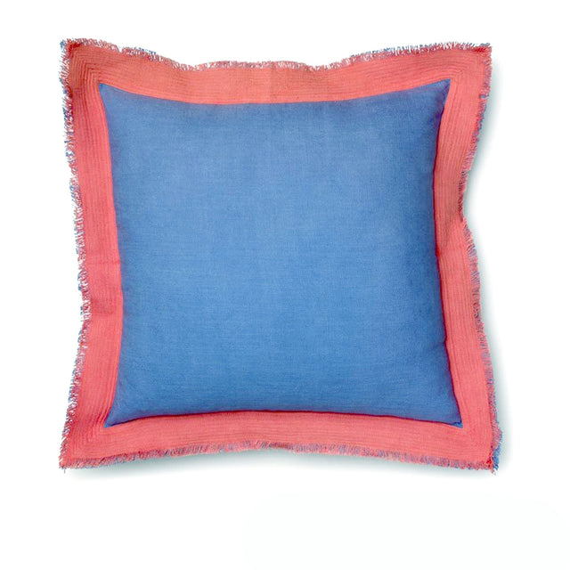 Rapee Coco Flange Cushion Cover — Periwinkle 50 x 50cm — Allure Home Collections