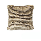 Rapee Bobcat Faux Fur Cushion Cover — Sand 45 x 45cm — Allure Home Collections