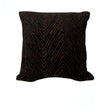 Rapee Capetown Chevron Jacquard Cushion Cover — Black 45 x 45cm — Allure Home Collections