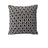 Rapee Peacock Feather Texture Cushion Cover — Black and Gold — Allure Home Collections
