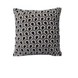 Rapee Peacock Feather Texture Cushion Cover — Black and Gold — Allure Home Collections