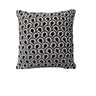 Rapee Peacock Feather Texture Cushion Cover — Black and Gold — Allure Home Collections