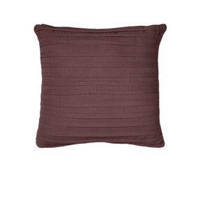 Larache pintuck cushion cover coconut 45 x 45cm refined texture