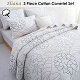 Whittington Cotton Coverlet Set, Queen, White