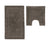 2200GSM 2 Pce Axel 100% Cotton Bath Mat Set - Plush Luxury Bathroom Mats