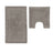 2200GSM 2 Pce Axel 100% Cotton Bath Mat Set - Plush Luxury Bathroom Mats