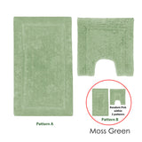 2200GSM 2 Pce Axel 100% Cotton Bath Mat Set - Plush Luxury Bathroom Mats