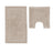 2200GSM 2 Pce Axel 100% Cotton Bath Mat Set - Plush Luxury Bathroom Mats