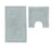 2200GSM 2 Pce Axel 100% Cotton Bath Mat Set - Plush Luxury Bathroom Mats
