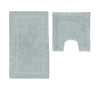 2200GSM 2 Pce Axel 100% Cotton Bath Mat Set - Plush Luxury Bathroom Mats